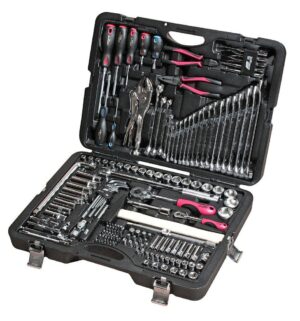 Набор инструментов 156 предметов слесарно-монтажный 1/4",1/2" 6-ти гран.