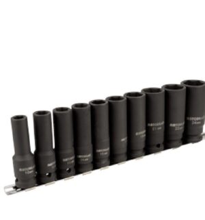 Набор головок 1/2″ 11 пр. (10-24мм) ударные высокие