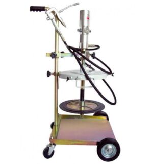 Оборудование для раздачи консистентной смазки на тележке