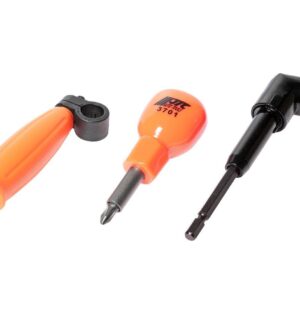 Отвертка с угловым переходником 90С (в комплекте с битами)