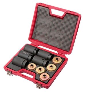 Набор съемников сайлентблоков под гидравлический привод (в кейсе)