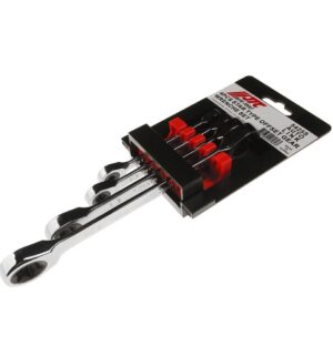 Набор ключей накидных трещоточных торкс (4пр.)