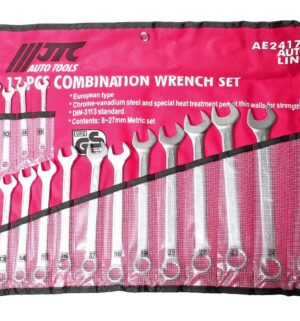 Набор ключей комбинированных 8-27мм (в планшете) 17 предметов