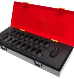 Набор головок торцевых ударных 3/8"(в кейсе) 19 предметов