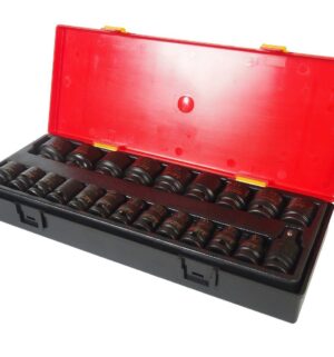 Набор головок торцевых ударных 6-гранных 1/2" 8-32мм 22шт