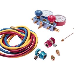 Коллектор манометрический для хладагента R-134a, длина шлангов 150см