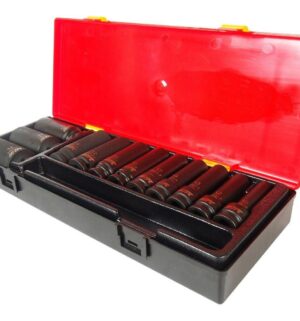 Набор головок торцевых глубоких ударных 12-гранных 1/2" 10-32мм (в кейсе) 12шт