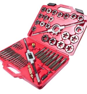 Набор метчиков и плашек 51 предмет в кейсе