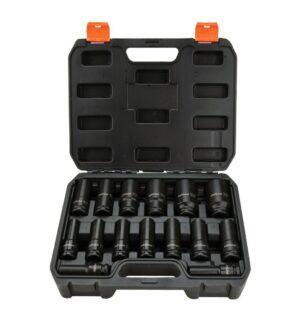 Набор ударных головок 1/2" удлиненных 15 пр. 10-32мм