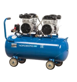 Компрессор поршневой безмасляный, 100/400 л/мин.