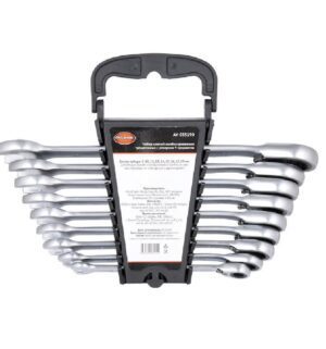 Набор ключей комбинированных трещоточных реверсивных 9 предметов