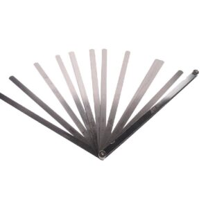 Набор щупов 0.038-1.016мм (0.0015"-0.04") прямых удлиненных для установки зазора 25шт.