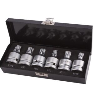 Набор головок ударных 3/4" TORX, SPLINE 6 предметов