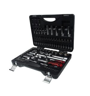 Набор головок торцевых и бит 1/4",1/2" 6-ти гранных в кейсе 96 предметов