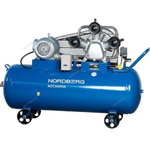 Компрессор 3-х поршневой., ременной, чугунная головка, 380В, ресивер. 300л, 800л/мин