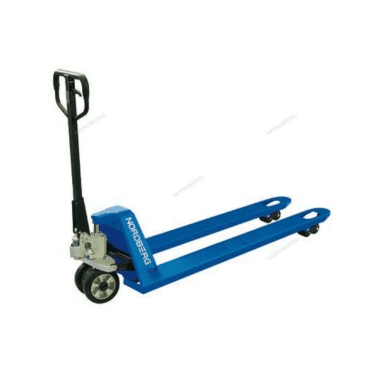 Тележка (Рохля) складская гидравлическая 2,5 т, усиленная, с ПУ колесами