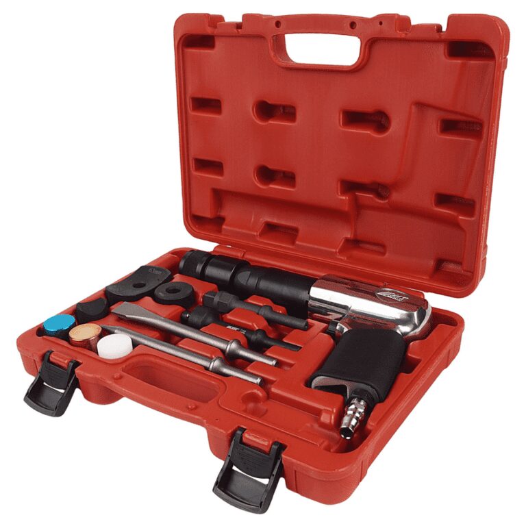 Пневмомолоток 2100 ударов в минуту с набором зубил, 12 пр.