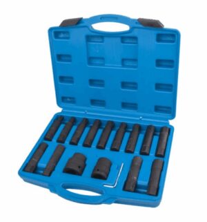 Набор головок-вставок ударных 3/4",1" TORX,HEX,E-тип 16 предметов