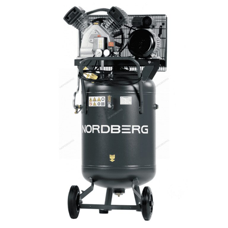 Компрессор вертикальный поршневой с ременной передачей 220В, ресив. 100л, 420л/минКомпрессор вертикальный поршневой с ременной передачей 220В, ресив. 100л, 420л/мин