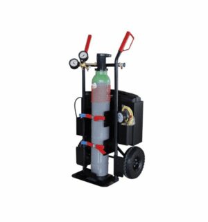 Комплект для поиска утечек с помощью азот-водородной смеси с тележкой для баллона 10 литров
