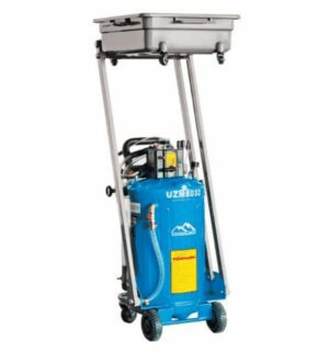 Установка для слива и откачки масла с подкатной ванной