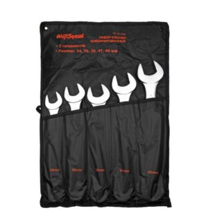 Набор ключей комбинированных 34-46мм 5 предм. в сумке