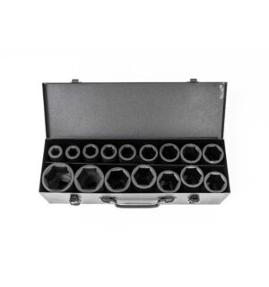 Набор головок ударных глубоких 3/4", 17-50мм, L-90мм, 16 пр.