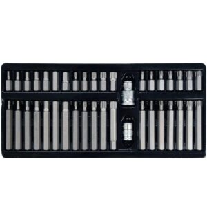 Набор бит 1/2"-3/8" 40 предметов HEX, SPLINE, TORX