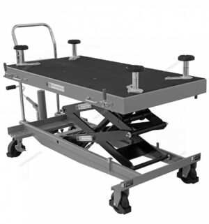 Стол подъемный гидравлический 1000 кг для АКБ электромобиля, двойные ножницы