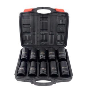 Набор головок ударных удлиненных 1", 22-41мм 10шт