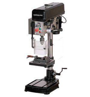 Станок сверлильный профессиональный (750 Вт, 20 мм, вариатор скорости, нарезание резьбы, тиски)