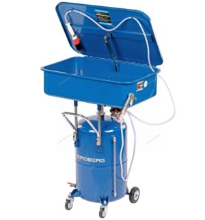 Установка для мойки деталей 50л с пневмо насосом и бочкой 65л