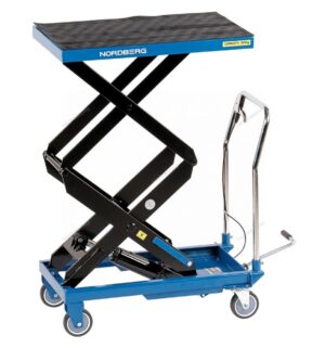 Стол подъемный гидравлический 300 кг, двойные ножницы