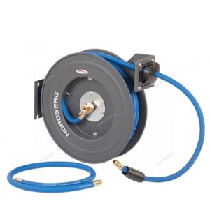 Шланг воздушный на стальной катушке, гибридный ПВХ диам. 12х18 мм, 15 м