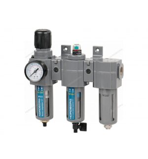 Фильтр воздушный с редуктором (5µm) + фильтр тонкой очистки (0,01µm) + осушитель 1/2"