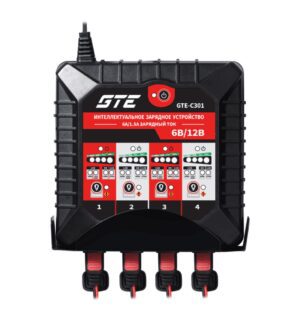 Интеллектуальное зарядное устройство 6В/1.5А,12В/1.5А на 4 аккумулятора