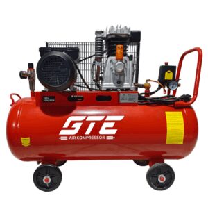 Компрессор поршневой с ременным приводом одноступенчатый 220В, ресив. 100л, 300л/мин.