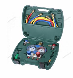 Коллектор манометрический со шлангами и муфтами в кейсе