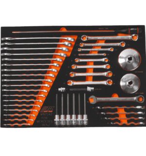 Набор инструментов 42 предмета слесарно-монтажный (MERCEDES) в ложементе