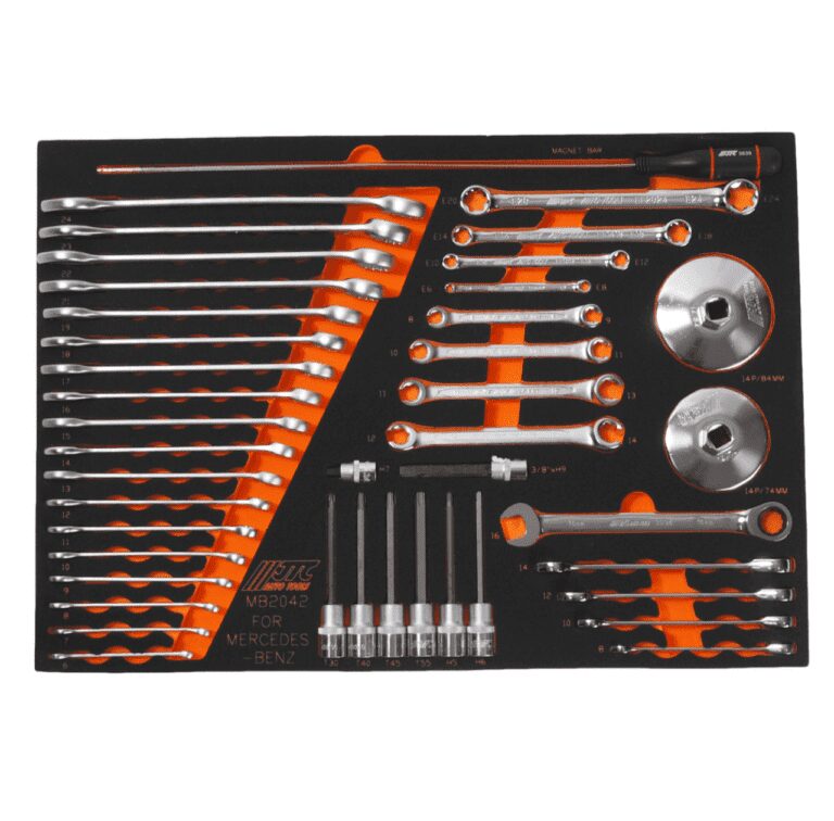 Набор инструментов 42 предмета слесарно-монтажный (MERCEDES) в ложементе