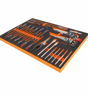 Набор инструментов 45 предметов слесарно-монтажный (MERCEDES) в ложементе