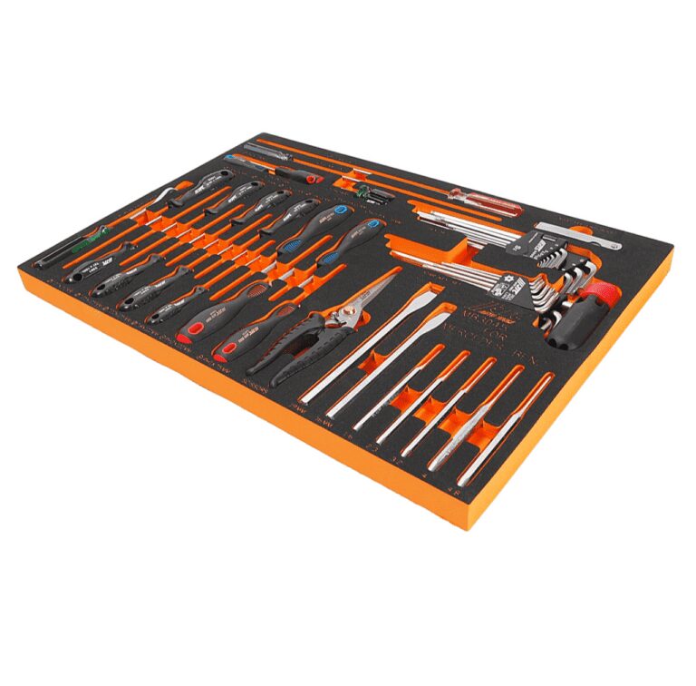 Набор инструментов 45 предметов слесарно-монтажный (MERCEDES) в ложементе