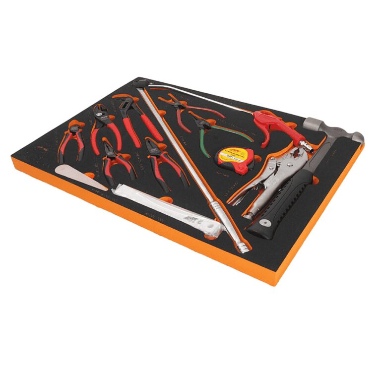 Набор инструментов 14 предметов слесарно-монтажный (MERCEDES) в ложементе