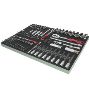 Набор инструментов 123 предмета слесарно-монтажный (VAG) в ложементе