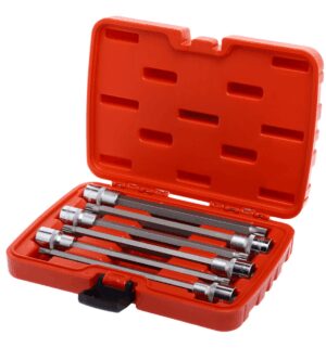 Набор головок торцевых и насадок 1/2" 6-ти гр. M6-M14 удлиненные 6 пр.