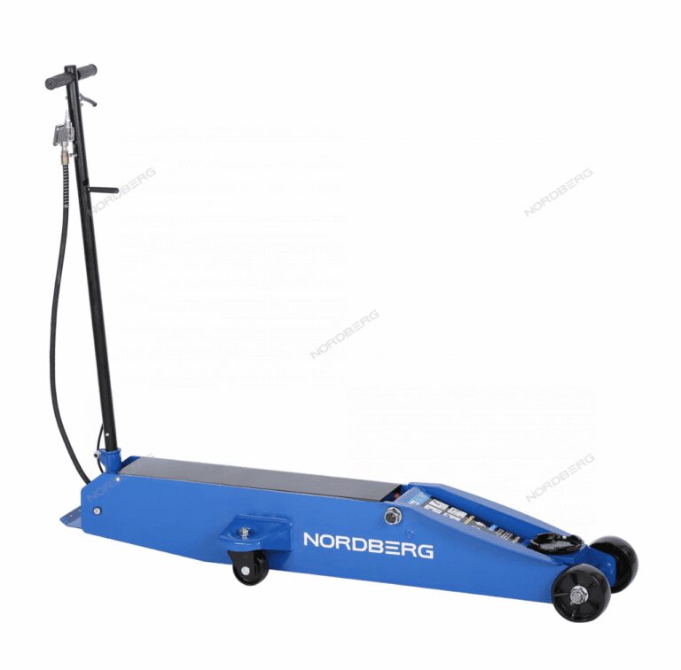 Домкрат подкатной с пневмоприводом, 10 т