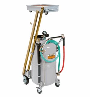 Установка для слива и откачки отработанного масла 115 л., с пантографной ванной