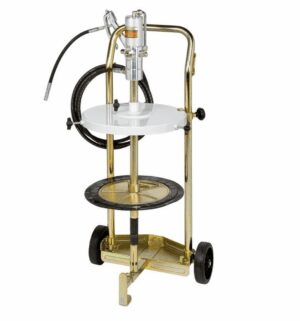 Передвижной комплект для раздачи смазок из бочек 50-60 кг., 370-420 мм