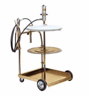 Передвижной комплект для раздачи смазок из бочек 180-220 кг.