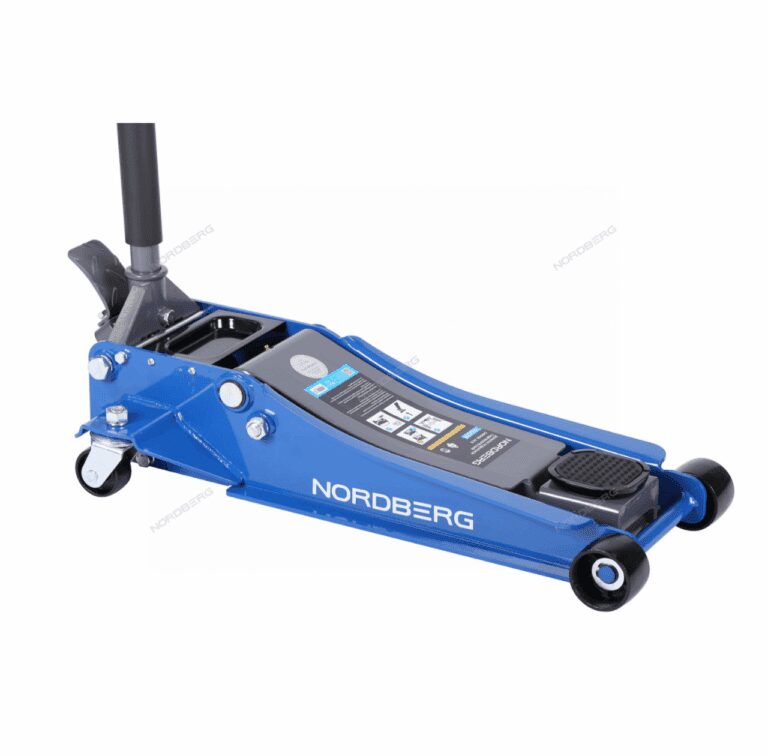 Домкрат подкатной 4 тонны, низкий подхват, педаль